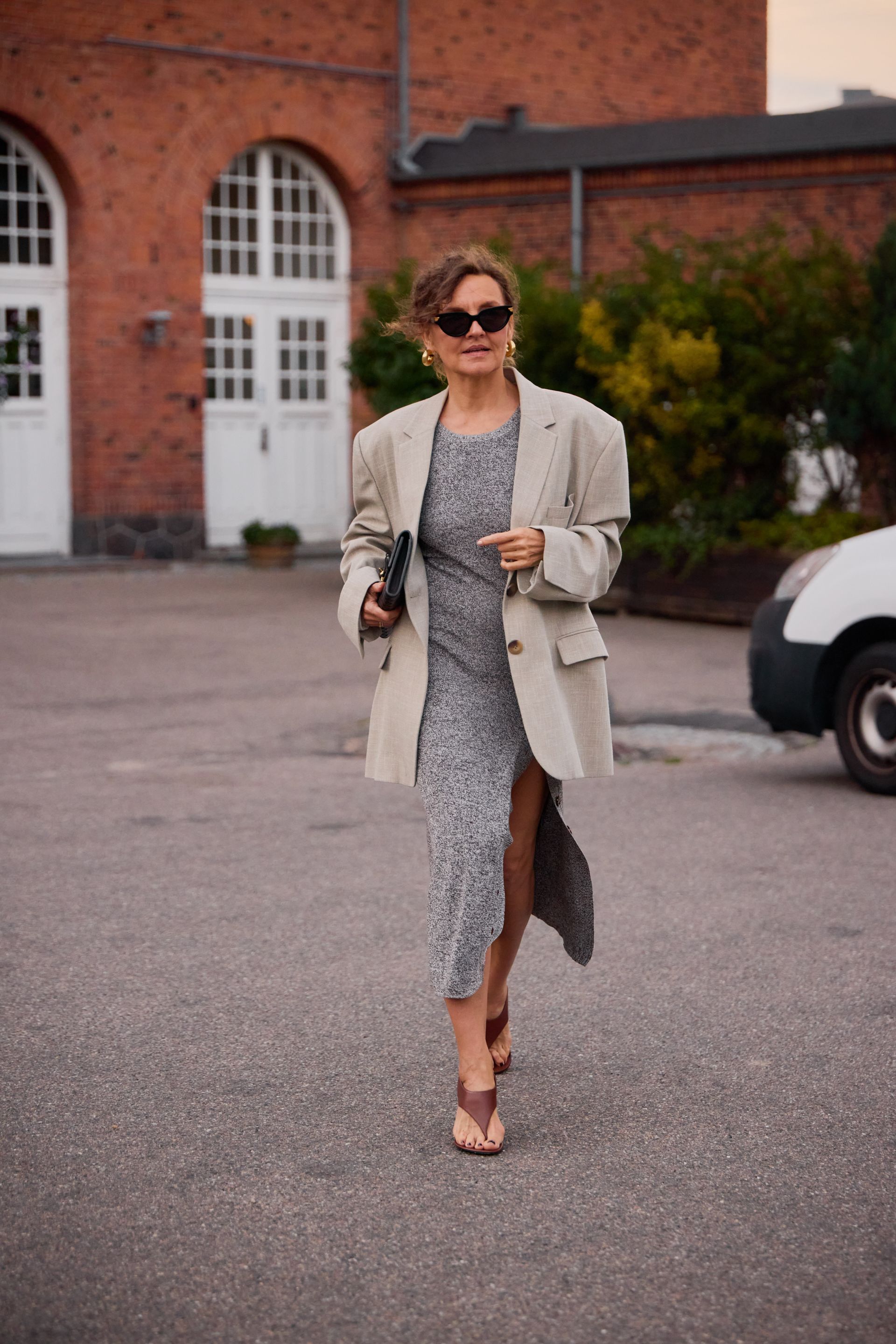 Copenhagen Fashion Week Street Style Strong Shoulders