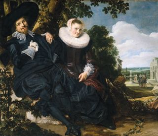 The marriage portrait of Isaac Massa and Beatrix van der Laen