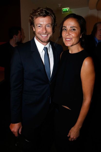 Simon Baker's real-life wife Rebecca Rigg made a cameo in the show.