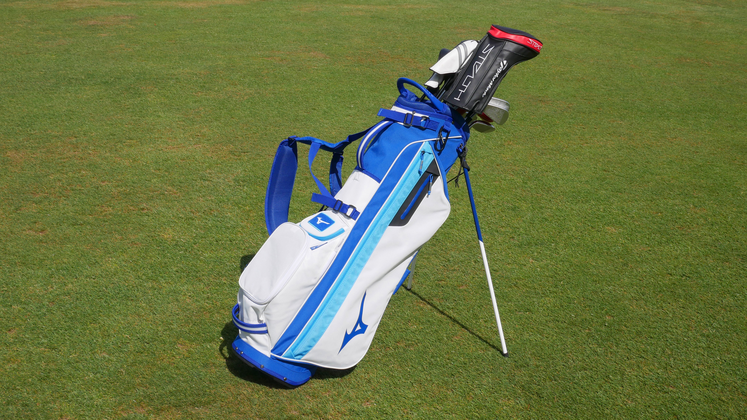 BRD3 STAND BAG  BlueWhite  Golf Bags  Mizuno UK