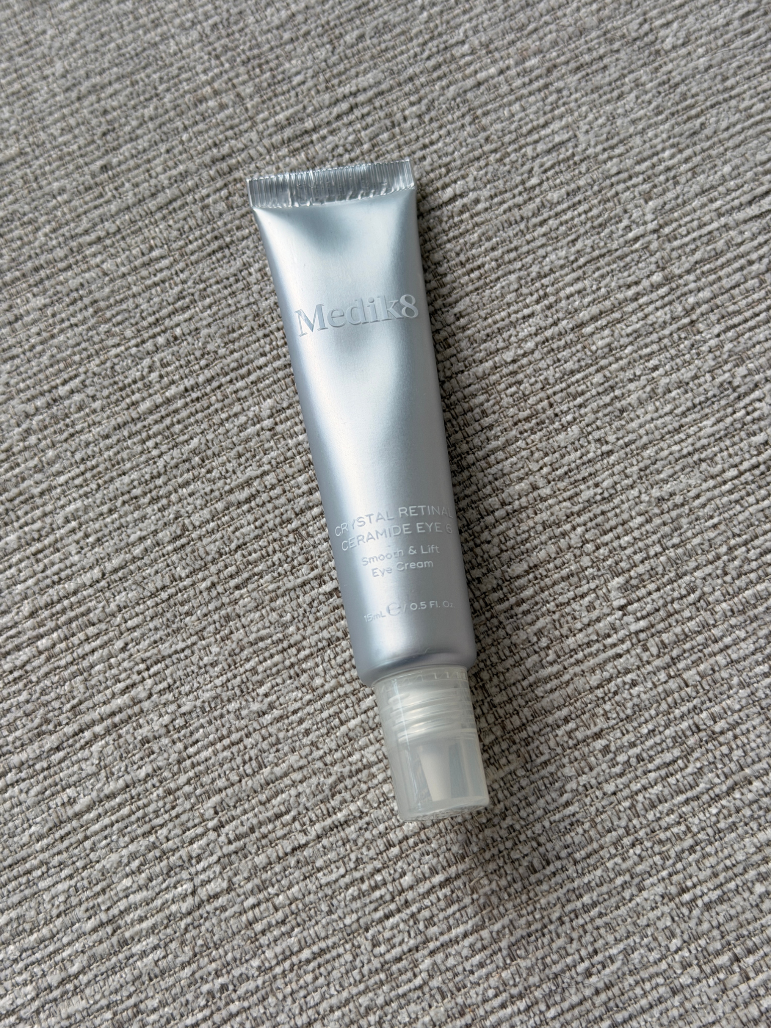 A tube of Medik8's eye serum