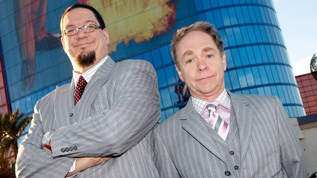 Magic duo Penn and Teller 