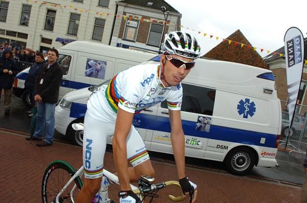 World Champion Alessandro Ballan (Lampre-NGC)