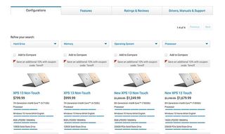 starting prices dell xps credit dell