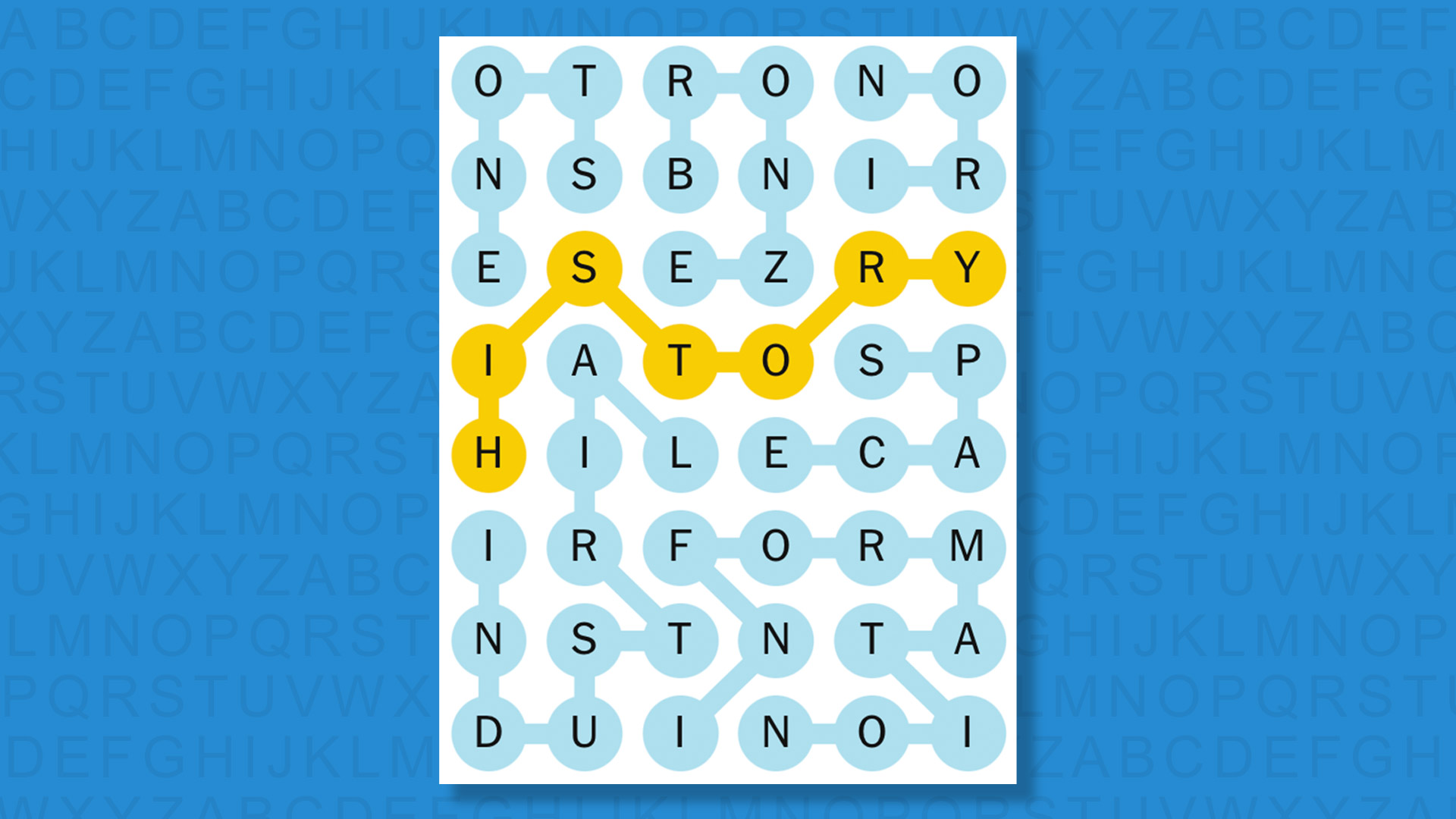 NYT Strands answers for game 600 on a blue background