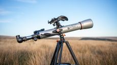 Celestron StarSense Explorer LT 70AZ in a field