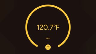 Measuring a hot deck surface with the Google Pixel 8 Pro