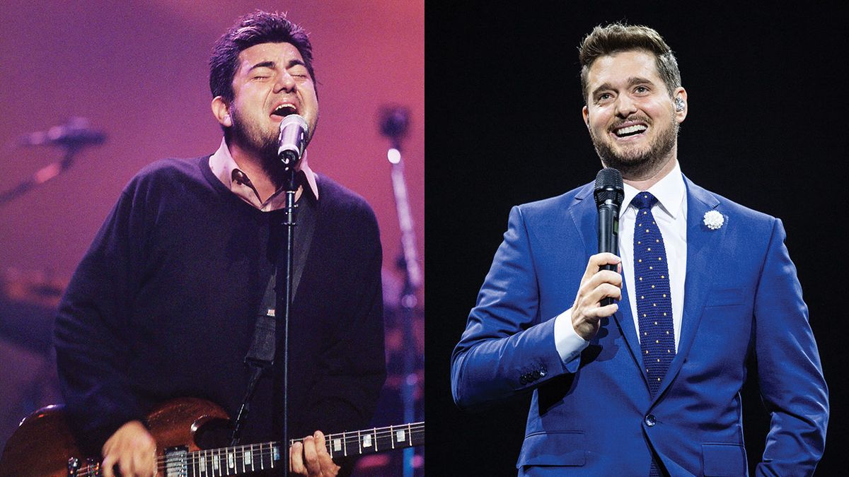 Photos of Chino Moreno and Michael Buble