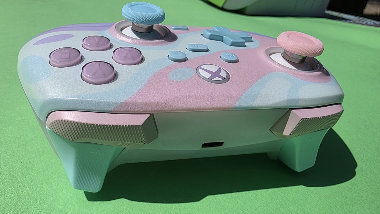 Pastel colored game controller