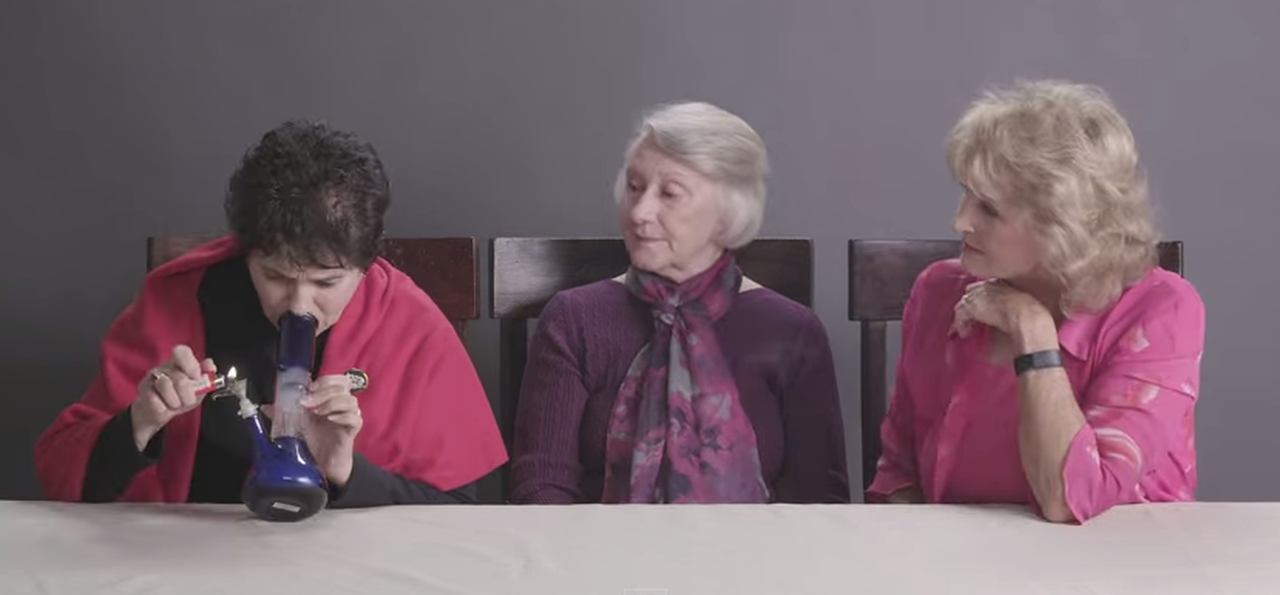 3 adorable grandmas try marijuana for the very first time &amp;amp;mdash; on camera