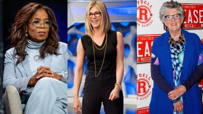 eyeglasses trends 2023: Oprah Winfrey, Jennifer Aniston, Prue Leith