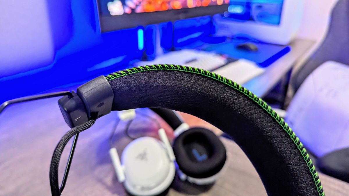 Image of the Razer BlackShark V3 Pro wireless gaming headset.