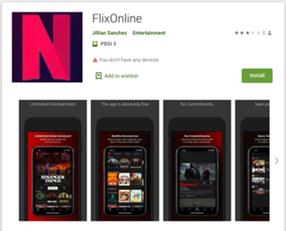FlixOnline is a scam