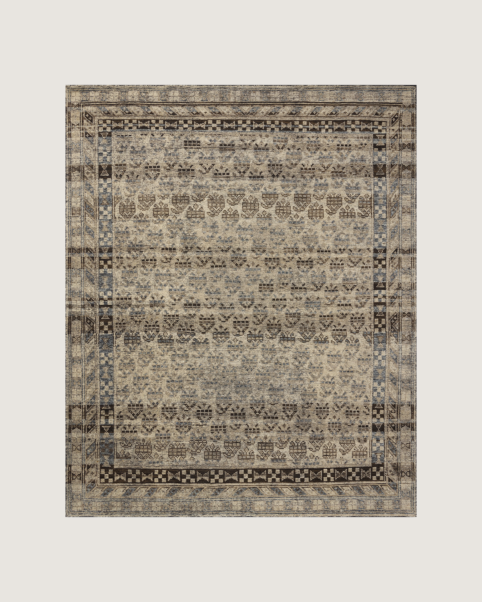 Ash Hand Knotted Rug