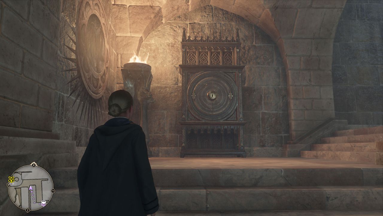 Hogwarts Legacy Daedalian Keys great hall cabinet