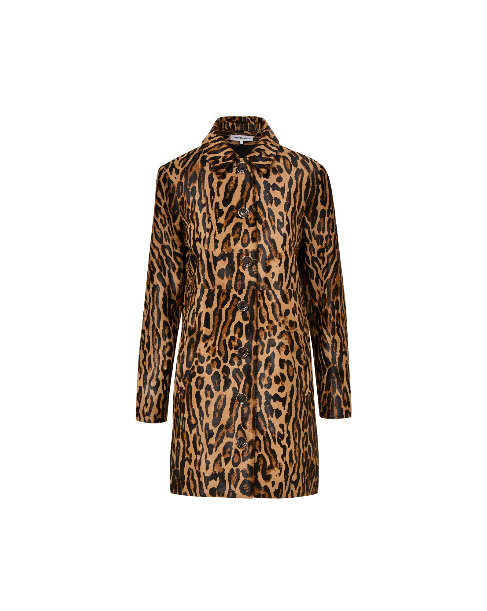Shelley Calf Hair Dickey Coat Camel Multi / 00