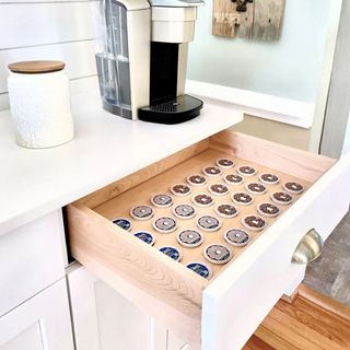 Coffee pod drawer organizer