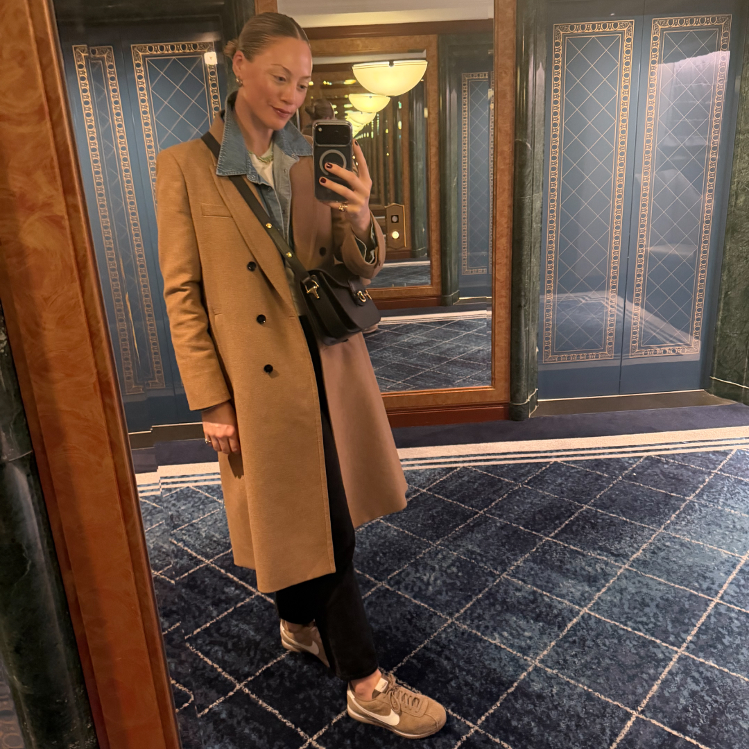 Brooke Ely Danielson wearing sneakers