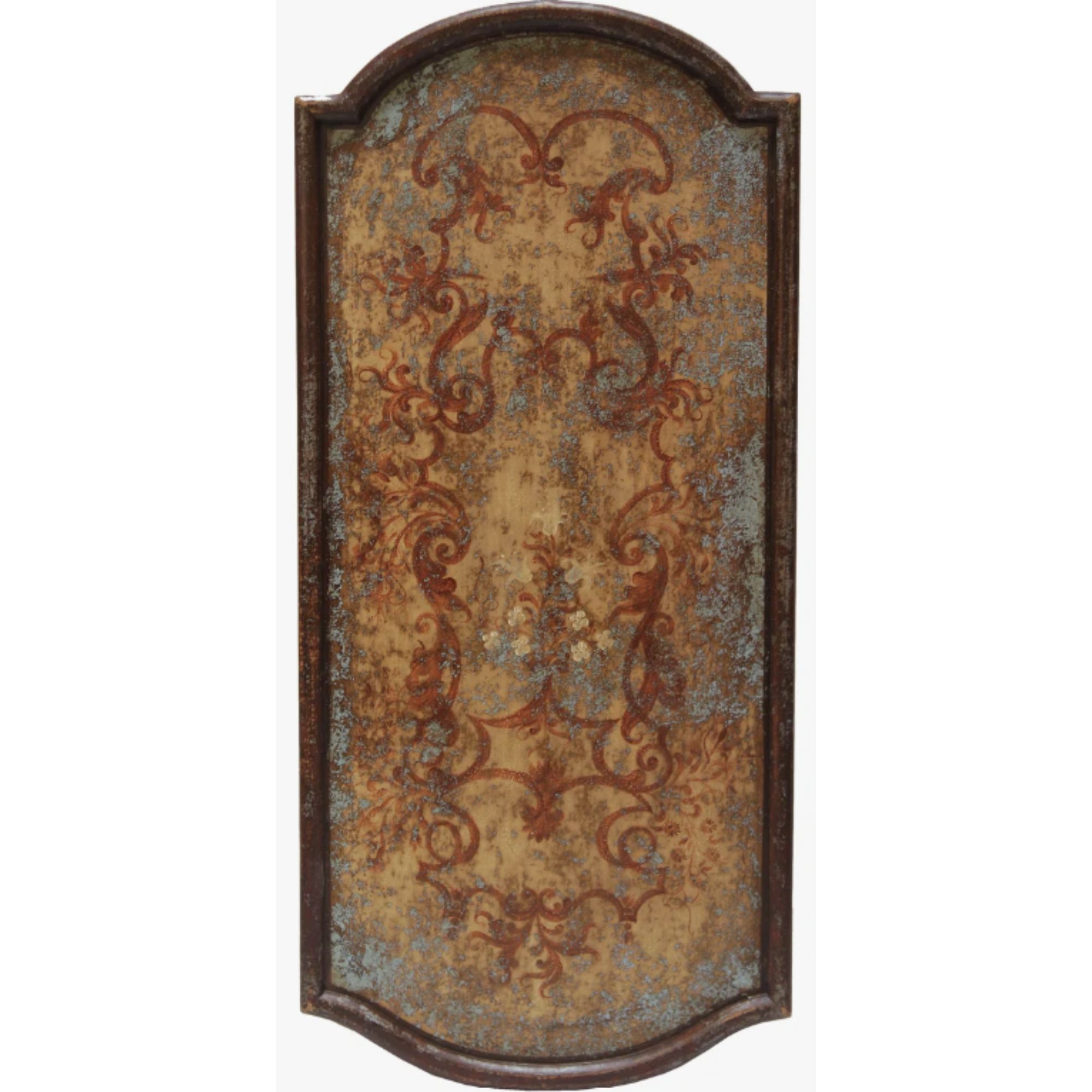Handmade Traditional Plants &amp;amp; Flowers Wall Decor on Solid Wood