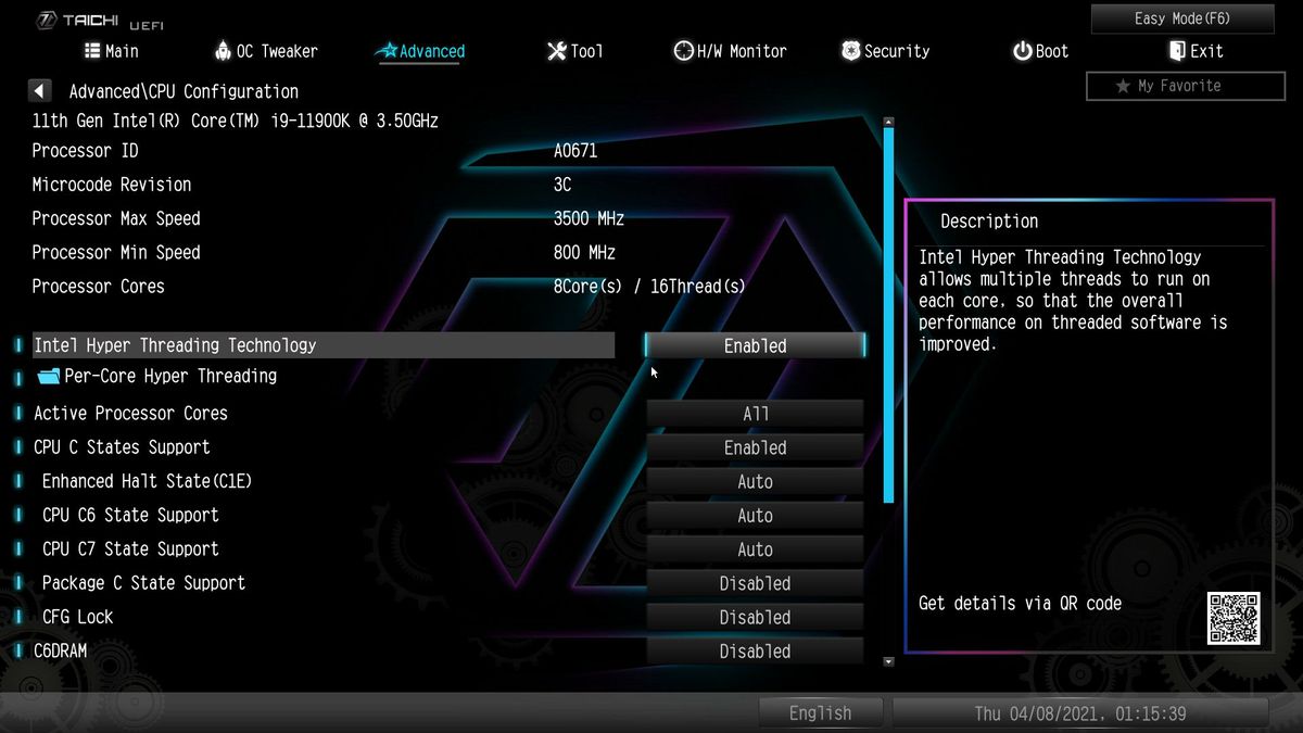 ASRock Z590 Taichi