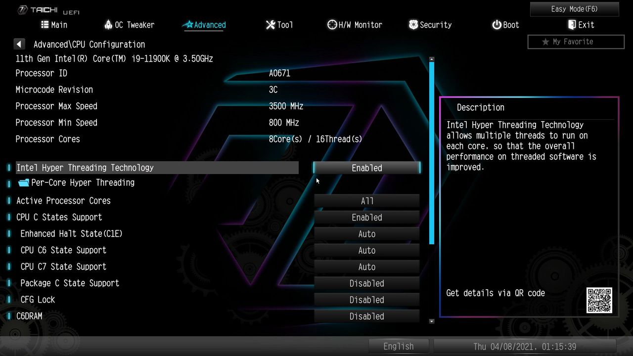 ASRock Z590 Taichi