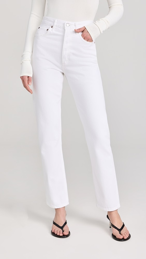 90s Pinch Waist Jeans - Marshmallow