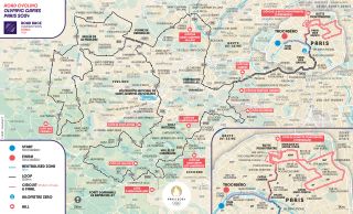 The Paris Olympic 2024 road race course