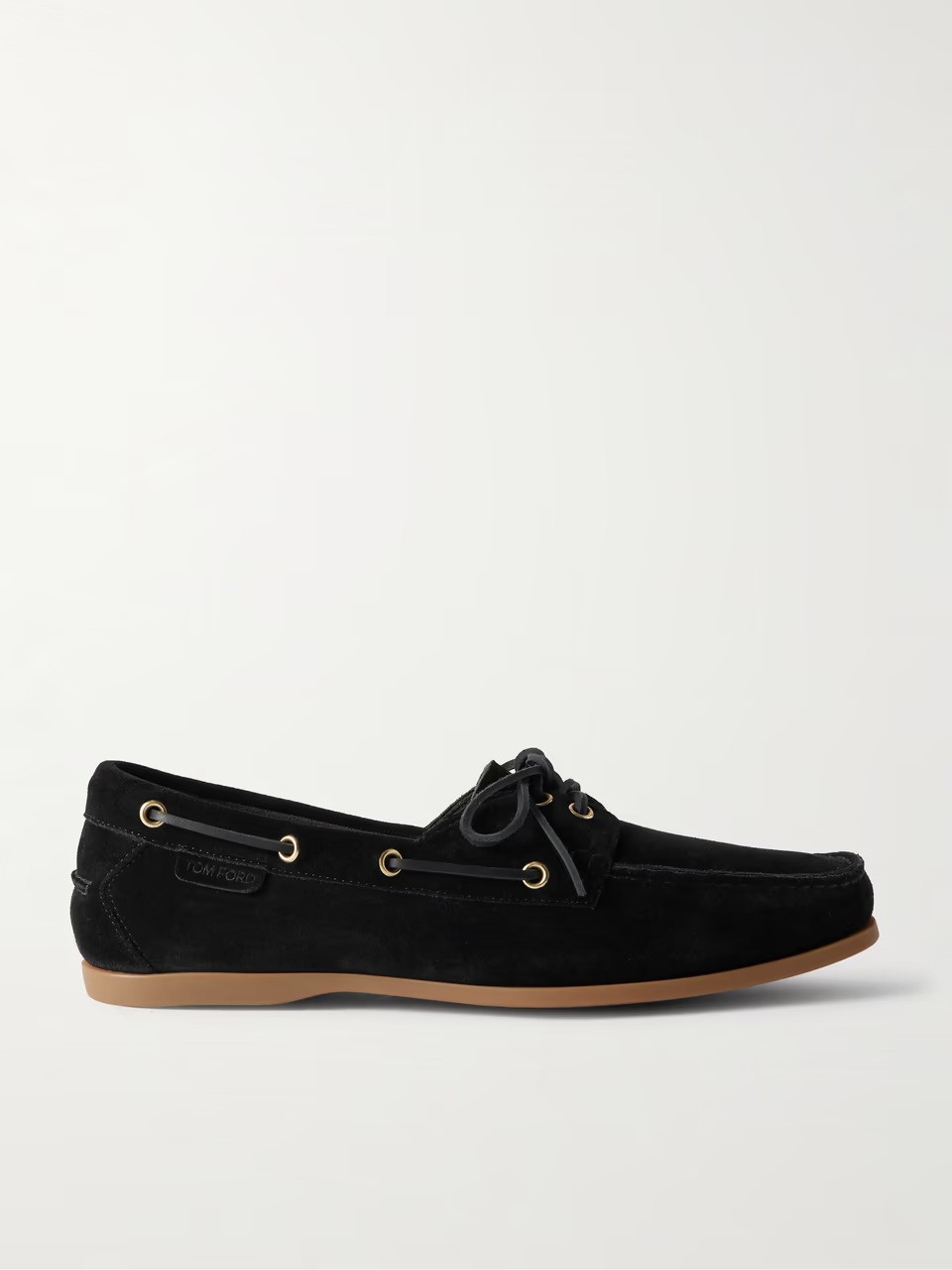 tom ford robin suede boat shoes