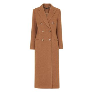 Best camel coats: Whistles Textured wool blend coat