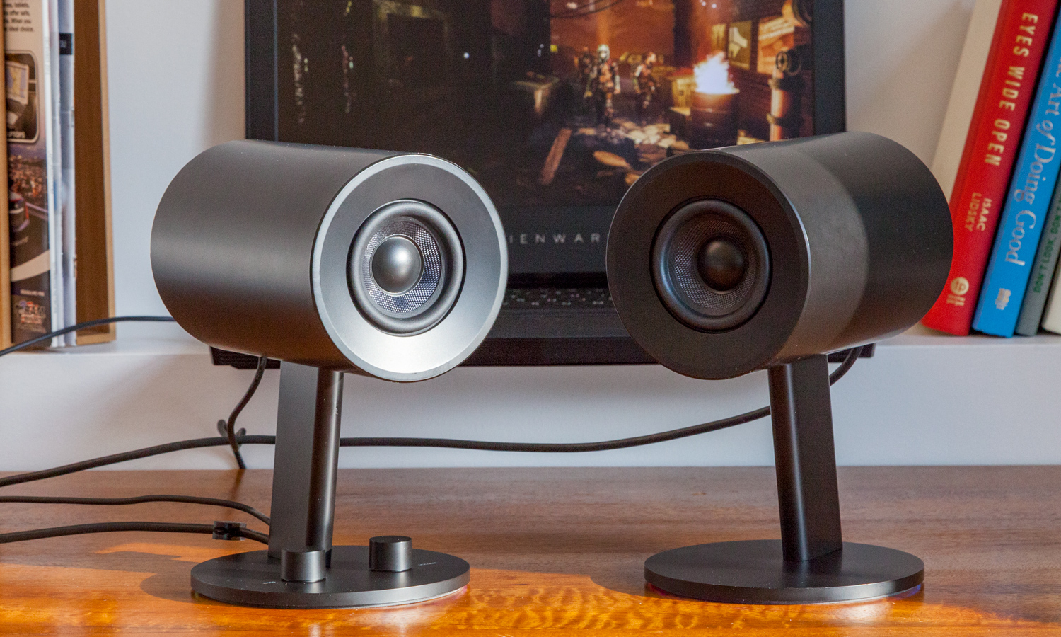 The Razer Nommo Chroma gaming speakers