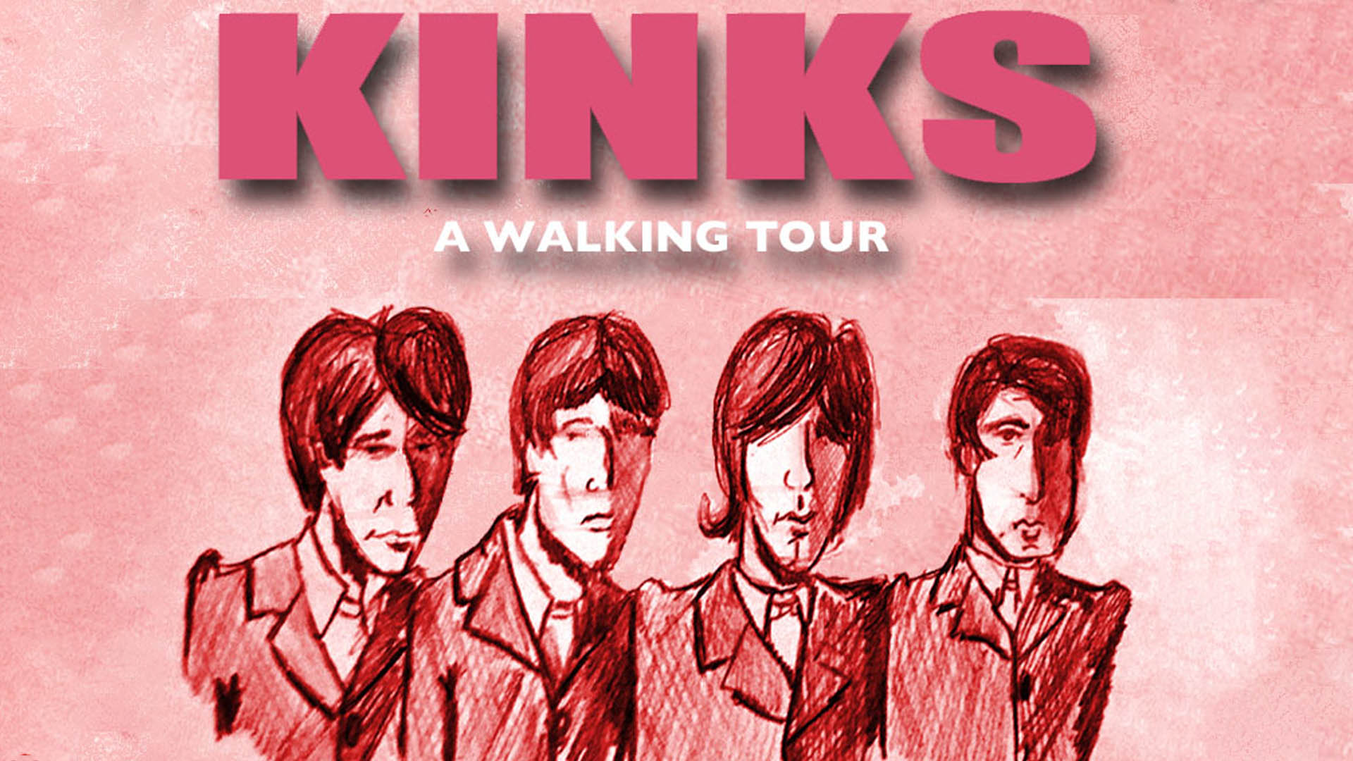 Kinks walking tour poster.
