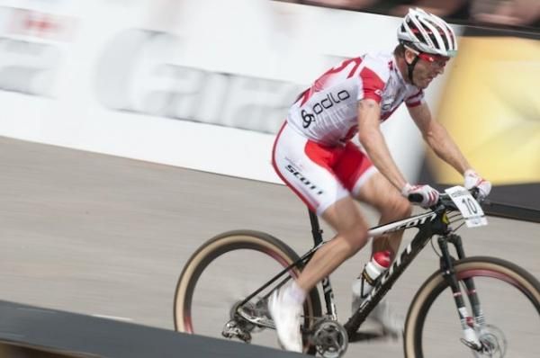 Florian Vogel (Scott Swisspower) in Mont-Sainte-Anne