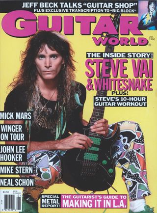 Guitar World cover January 1990