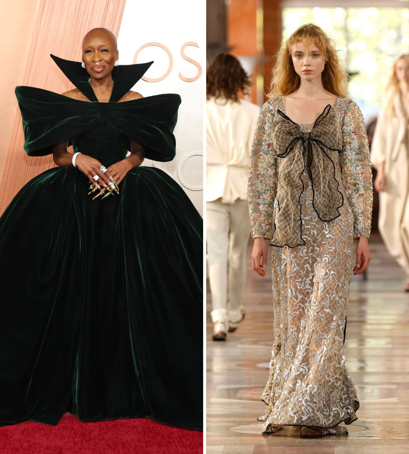 Cynthia Erivo Oscars 2025, Louis Vuitton ss26 runway