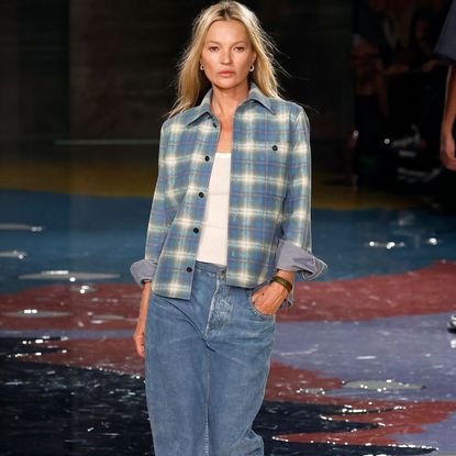 Kate Moss on the runway