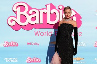 Margot Robbie plays a Barbie who escapes the toy world to go to the real world