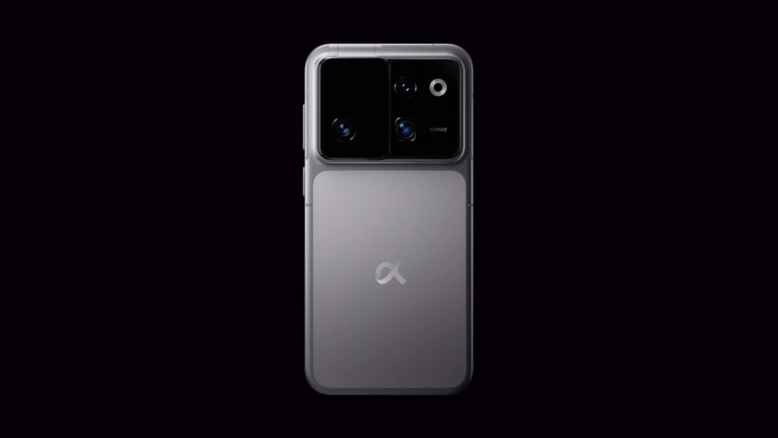 Honor Robot Phone from back, with gimbal folded beneath cover
