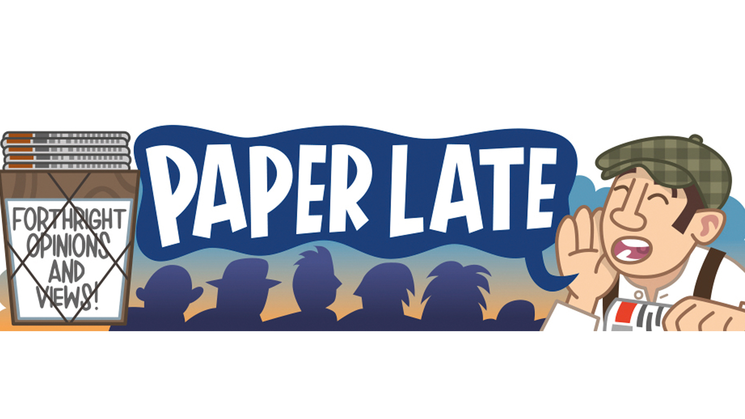 paper late cartoon header