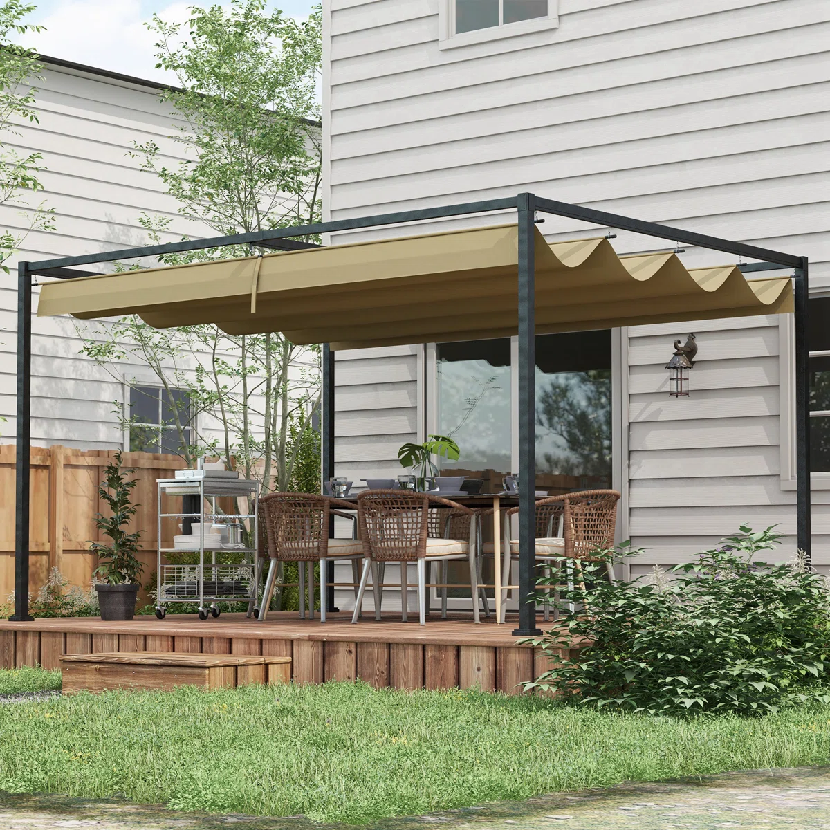 Dakota Fields, Buckey Metal Pergola