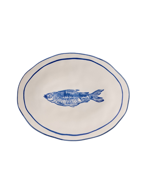 Russ & Daughters Ceramic Fish Serving Platter