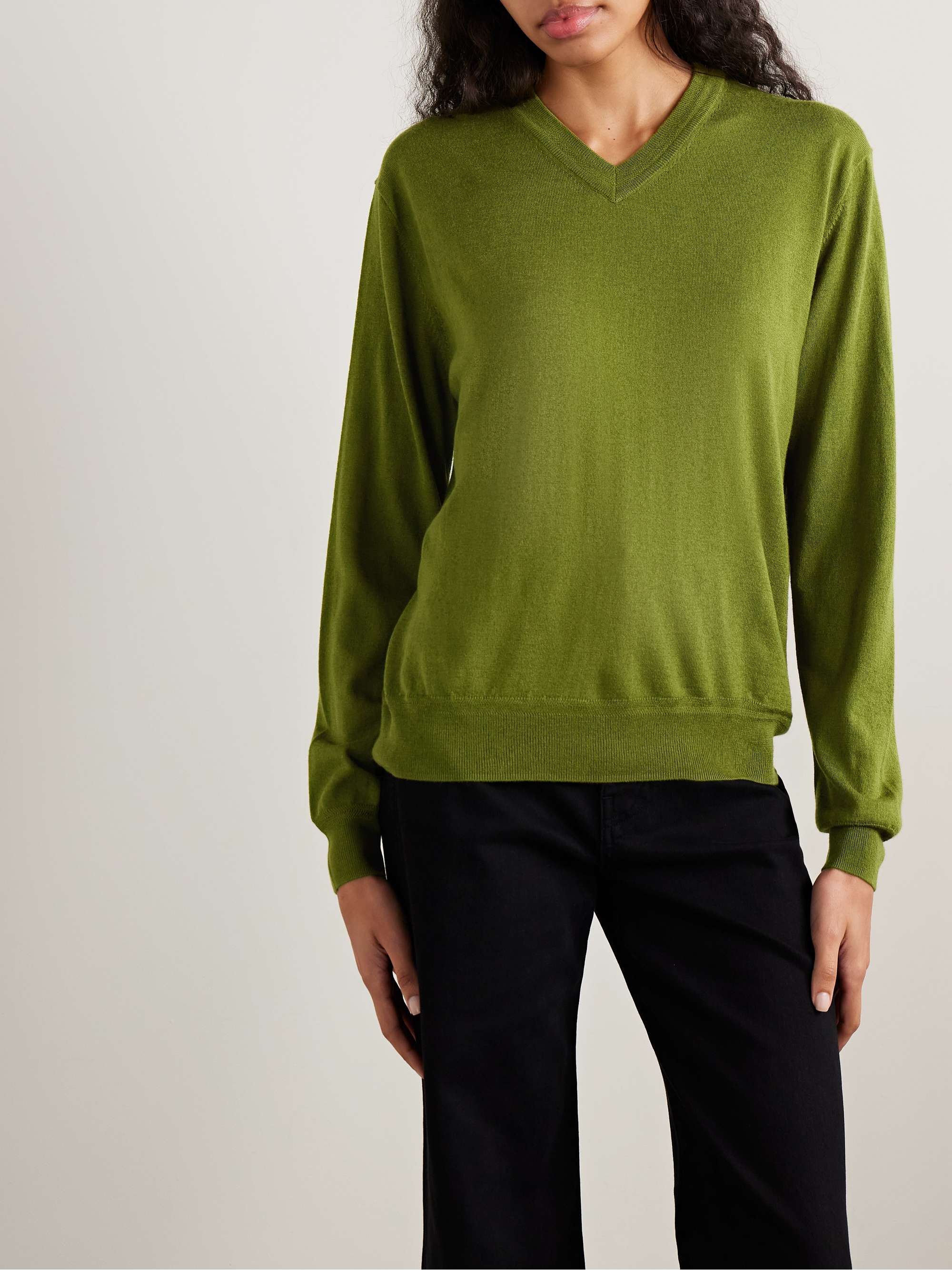 Ben Silk, Wool and Cashmere-Blend Sweater
