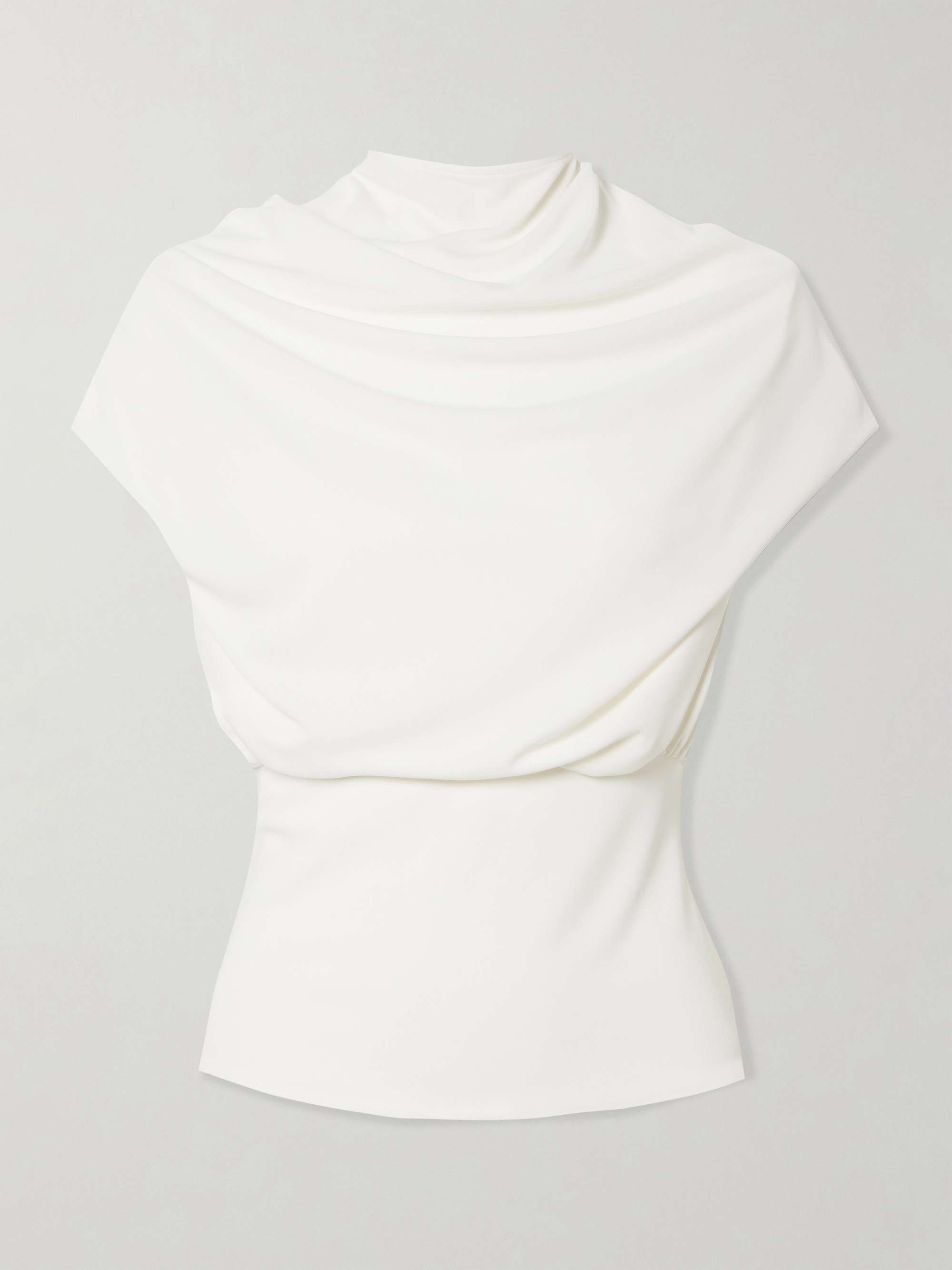 Jocelyn Draped Stretch-Jersey Top