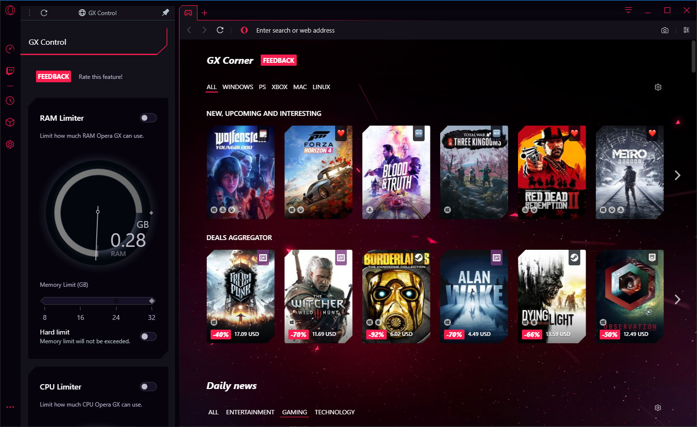 opera gaming browser reddit