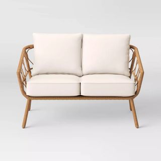 A two-seater sofa