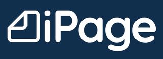 iPage logo on dark blue background