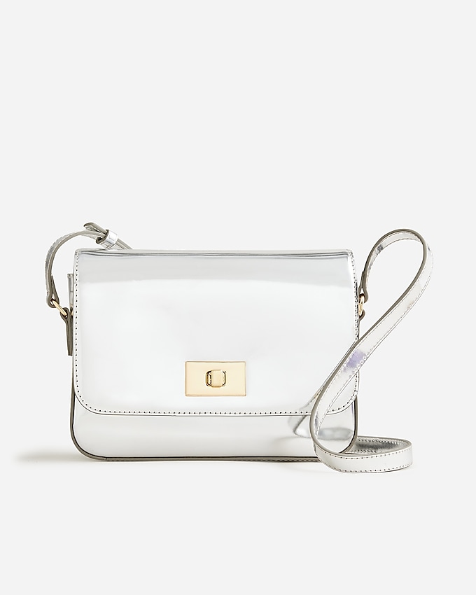 Edie Metallic Leather Bag