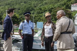 Death in Paradise Christmas Special 2021 Neville, Marlon, Dwayne and the Commissioner