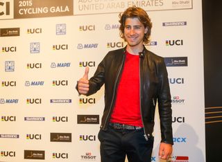 Peter Sagan went for the casual look at the gala