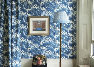 House of Hackney Palmeral wallpaper in blue