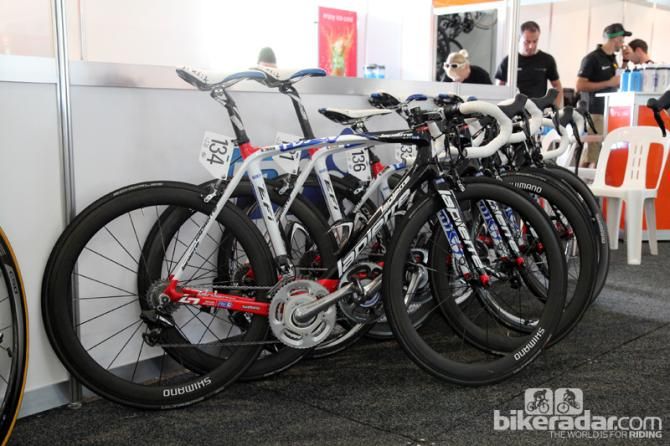 FDJ's Lapierre Xelius machines for the Tour Down Under.